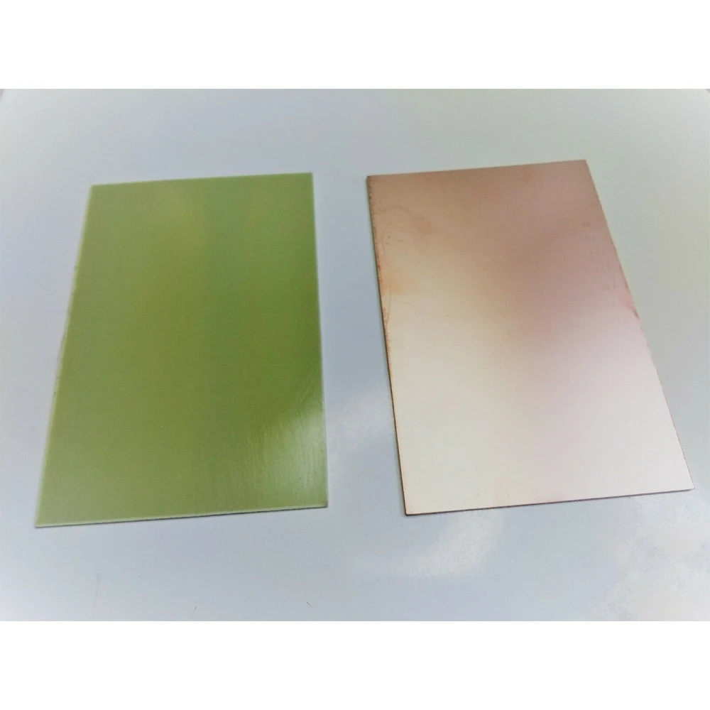 FR4 stiklašķiedras PCB plāksne 15x20cm vienpusēja DIY projektiem