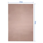 PCB vara plāksne 20x30cm vienpusēja no FR4 stiklašķiedras DIY