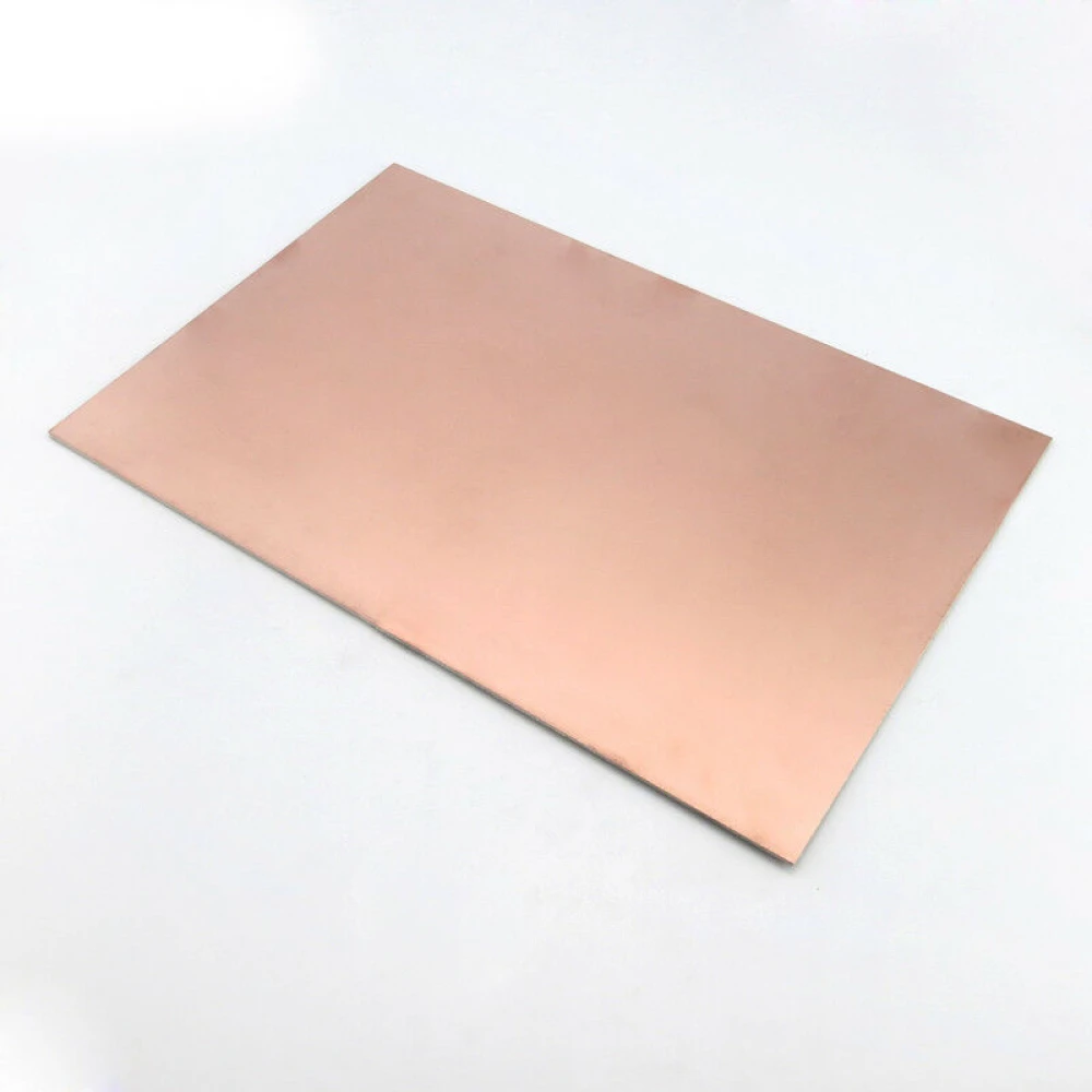 FR4 stiklašķiedras PCB plāksne ar varu 10x15cm vienpusēja DIY projektiem