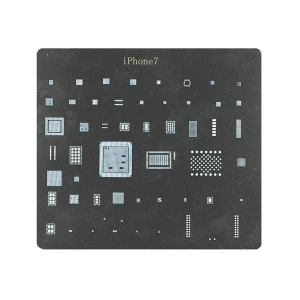iPhone 7 IC stencil plate - BGA reballing veidne precīzam remontam
