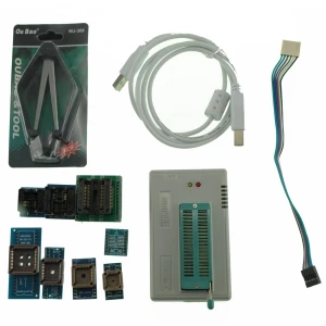 Universāls USB programmētājs Minipro TL866A ar ICSP un 5 ligzdām mikrokontrolleriem