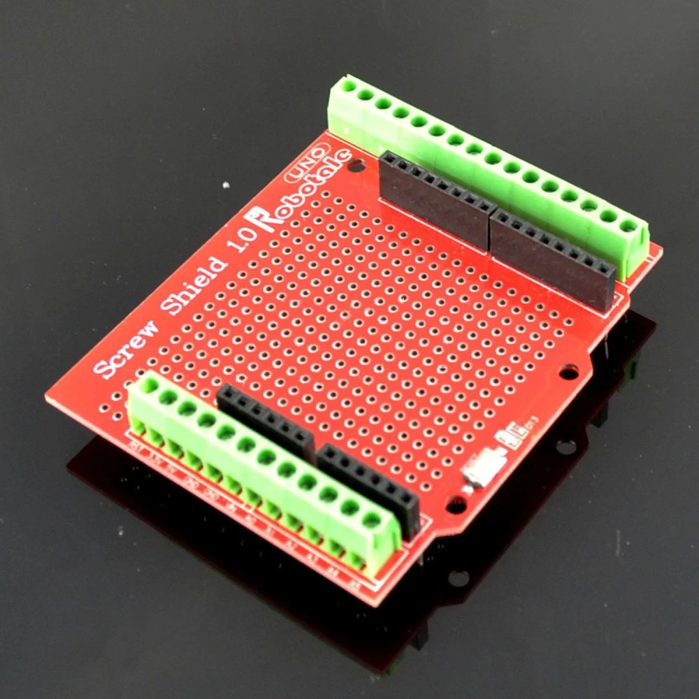 Proto Screw Shield ar skrūvspaiļu termināļiem Arduino UNO un MEGA2560