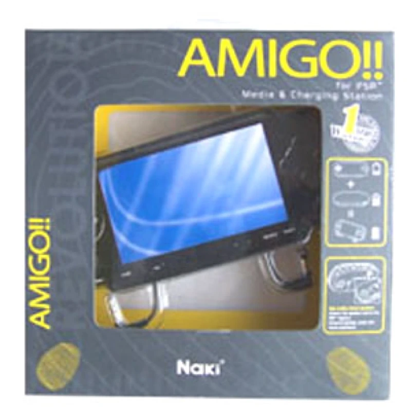 PSP portatīvais lādētājs un skaļruņi ērtākai lietošanai