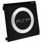 PSP UMD diska vāciņš ar metāla gredzenu un uzrakstu