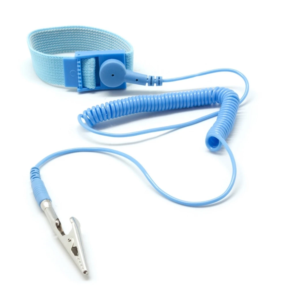 Regulējama antistatiskā aproce ar zemējuma kabeli elektronikai