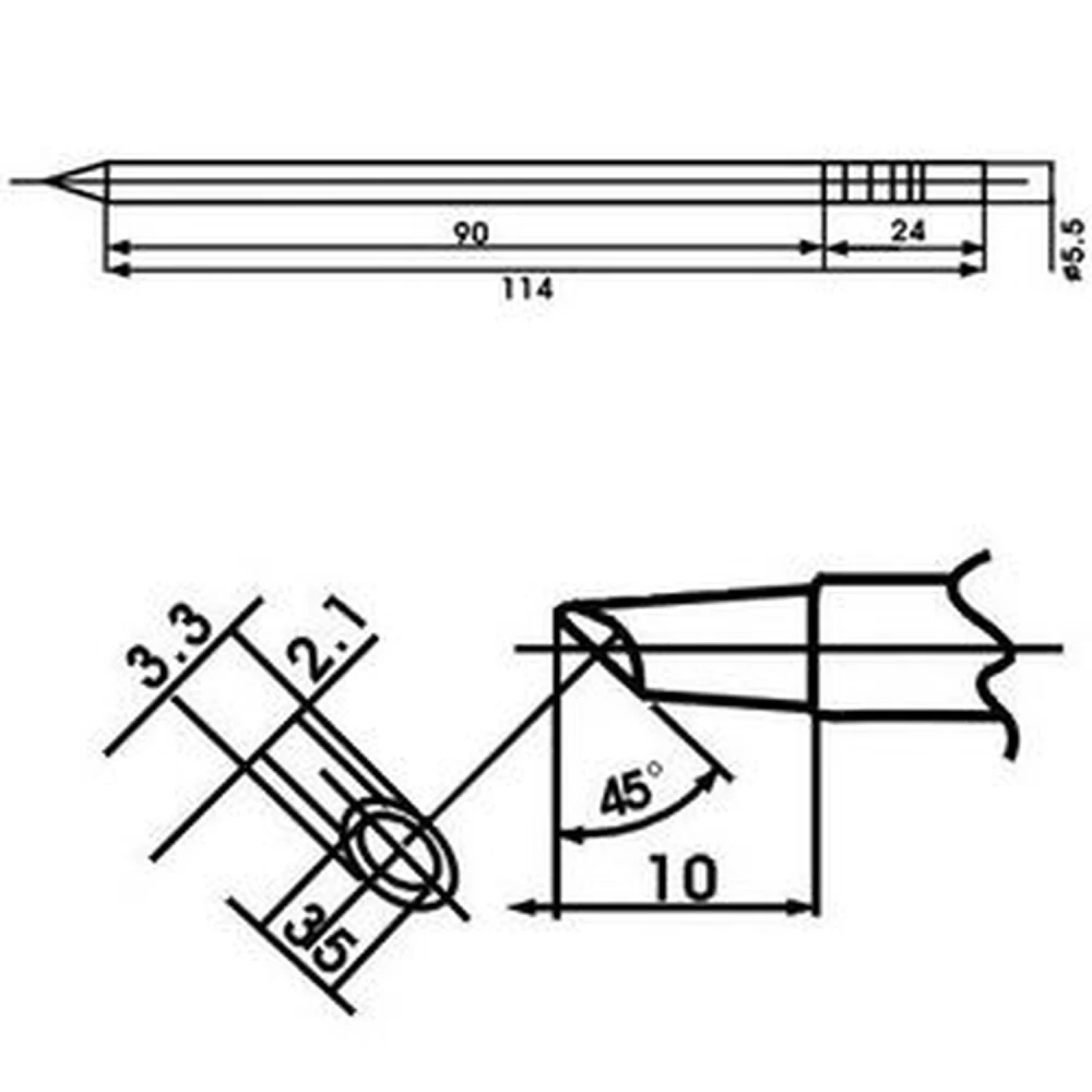 Aoyue LF-3BCM lodāmura uzgalis ar iebūvētu rezistoru lodēšanas stacijām
