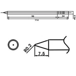 Aoyue LF-B lodēšanas uzgalis ar iebūvētu rezistoru lodēšanas stacijām