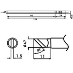 Aoyue LF-KL lodēšanas uzgalis ar iebūvētu rezistoru lodēšanas stacijām