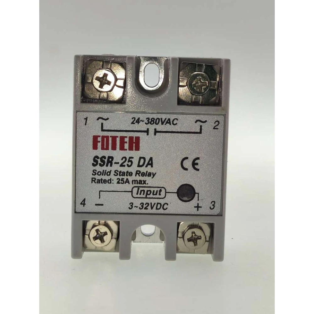 Fotek SSR-25 25A cietvielu relejs efektīvai elektriskai vadībai
