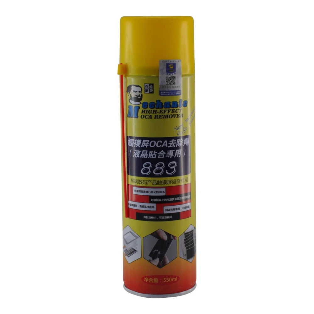 OCA līmes noņēmējs 883 LCD tīrītājs 550ml Mechanic efektīvam remontam