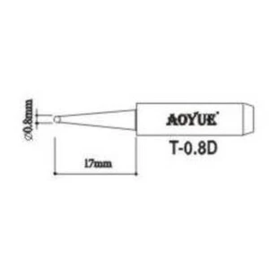 Aoyue T0,8D lodāmura uzgalis lodēšanas stacijām