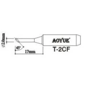 Aoyue T2CF lodāmura uzgalis rezerves daļa