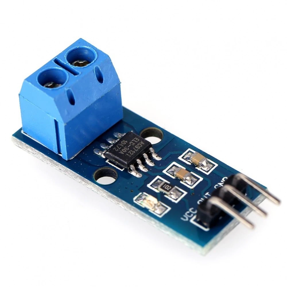 ACS712 30A strāvas sensors Arduino AC/DC mērīšanai