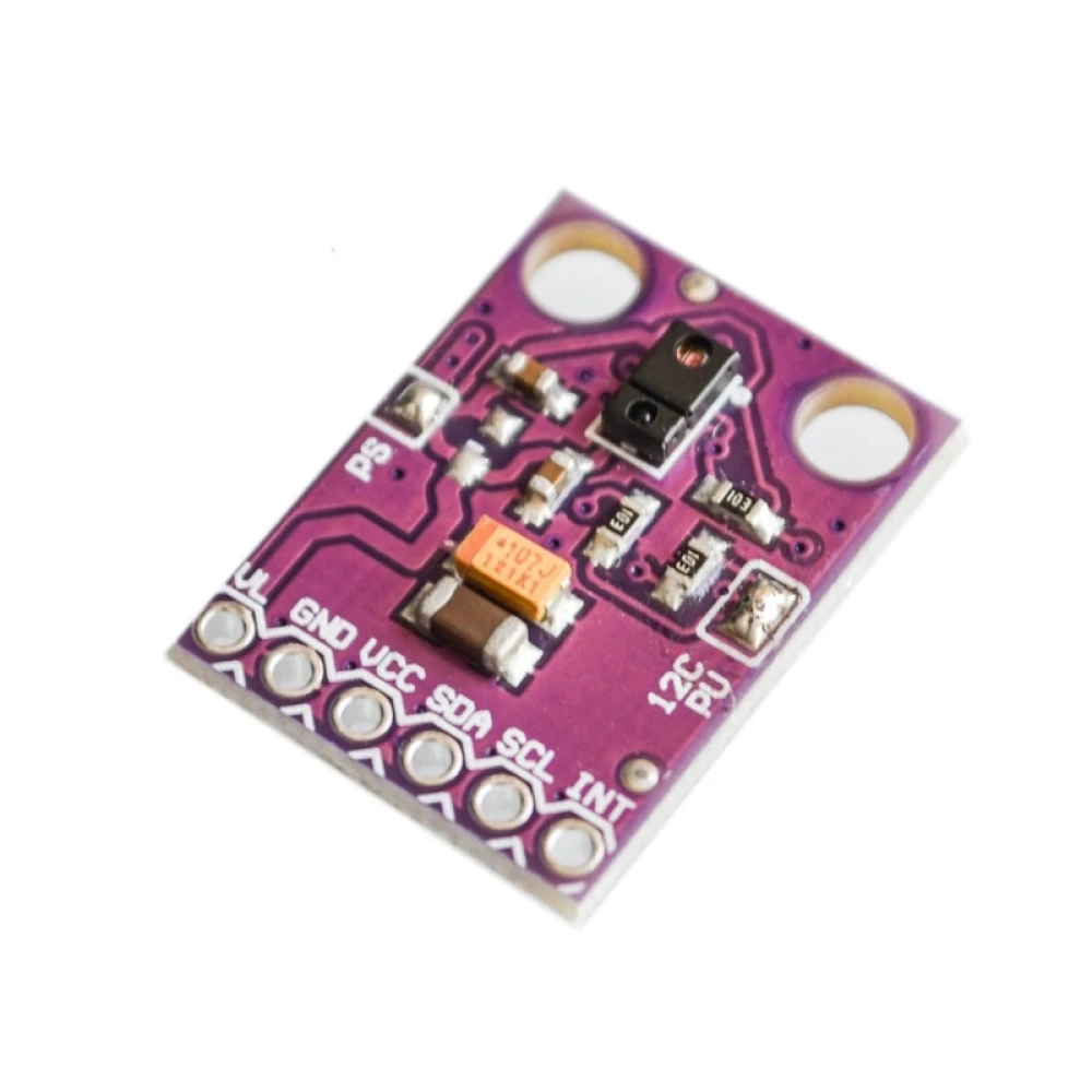 Módulo sensor de gestos infrarrojos RGB APDS-9960 con conexiones visibles