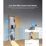 Bezvadu durvju un logu sensors SONOFF DW2 RF mājas signalizācijai
