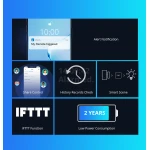 Bezvadu durvju un logu sensors SONOFF DW2 RF mājas signalizācijai
