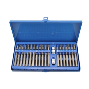 40 gab. Torx un sešstūra uzgaļu komplekts 1/2'' 3/8'' auto