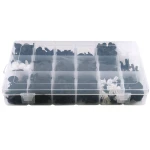 435 gab. auto klipšu un stiprinājumu komplekts paneļiem