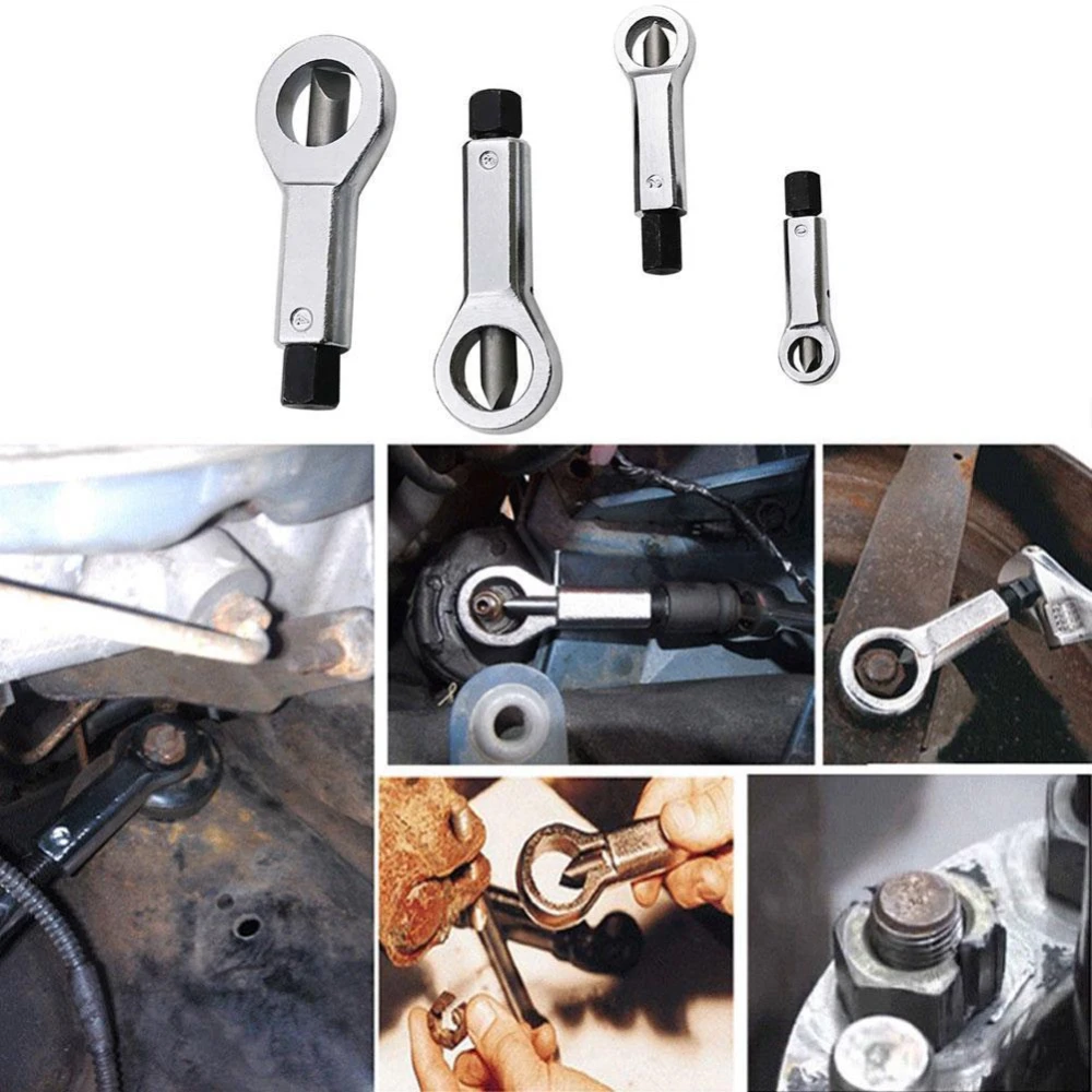 4 gab. manuāls metāla uzgriežņu noņēmēju komplekts TSX TOOL