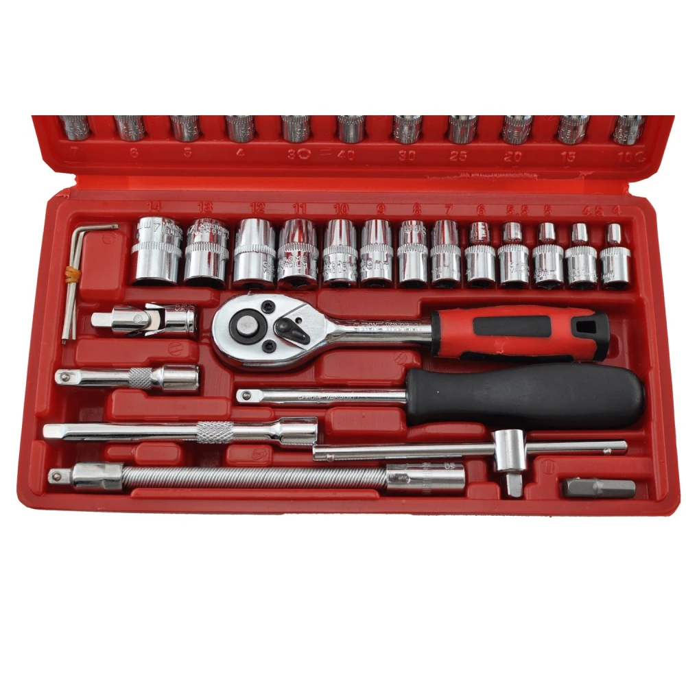 1/4 sešstūra uzgaļu komplekts 46 gab. TSX TOOL auto un DIY