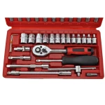 1/4 sešstūra uzgaļu komplekts 46 gab. TSX TOOL auto un DIY