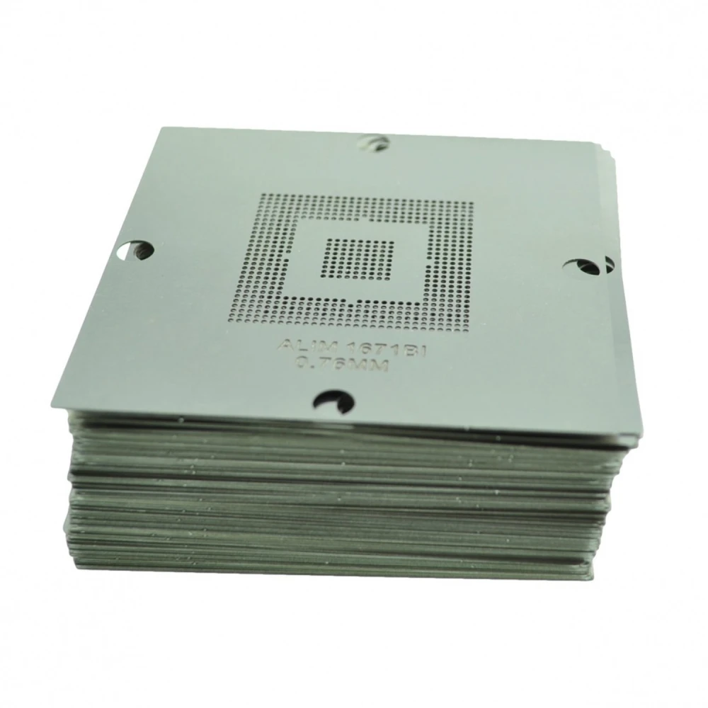 Universāls reballing šablonu komplekts MK-10 kit dual - 100 stencils