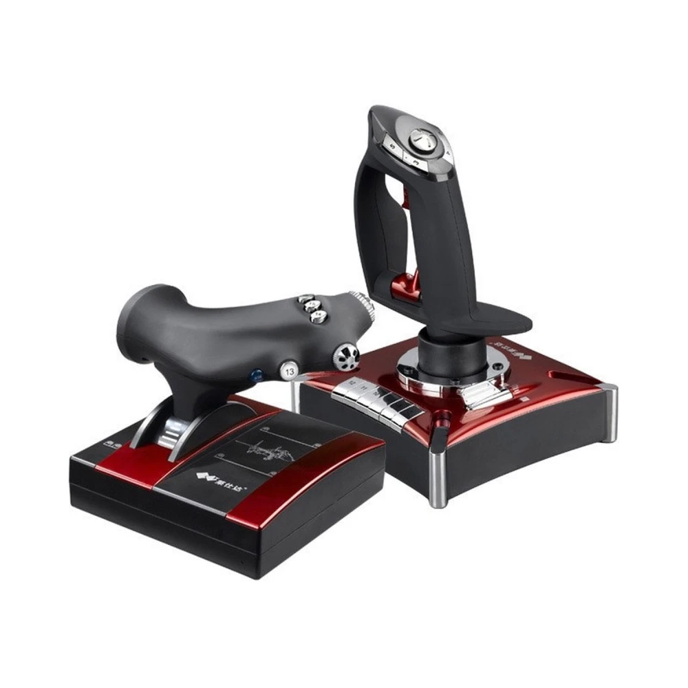Joystick derecho del sistema de control de vuelo para simulador en PC