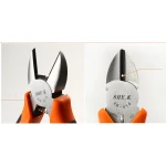 Detalle de las mandíbulas endurecidas y templadas de los alicates SK-516