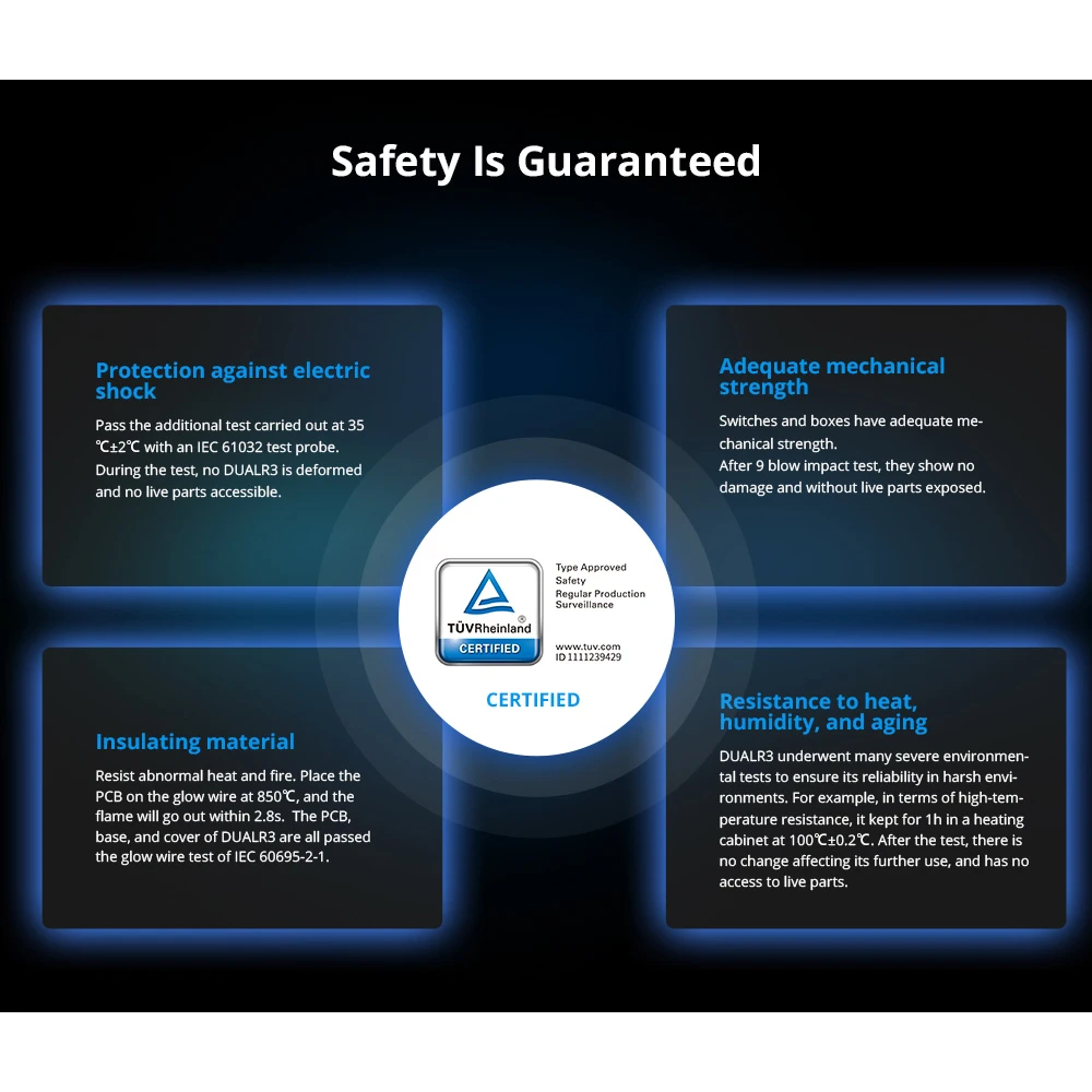 SONOFF DUAL R3 viedais divkāršais slēdzis ar jaudas mērīšanu