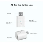 SONOFF Micro USB WiFi viedais adapteris attālinātai vadībai un automatizācijai