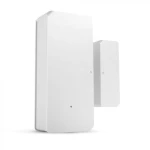 Vista del sensor inalámbrico SONOFF SDW2 instalado en puerta
