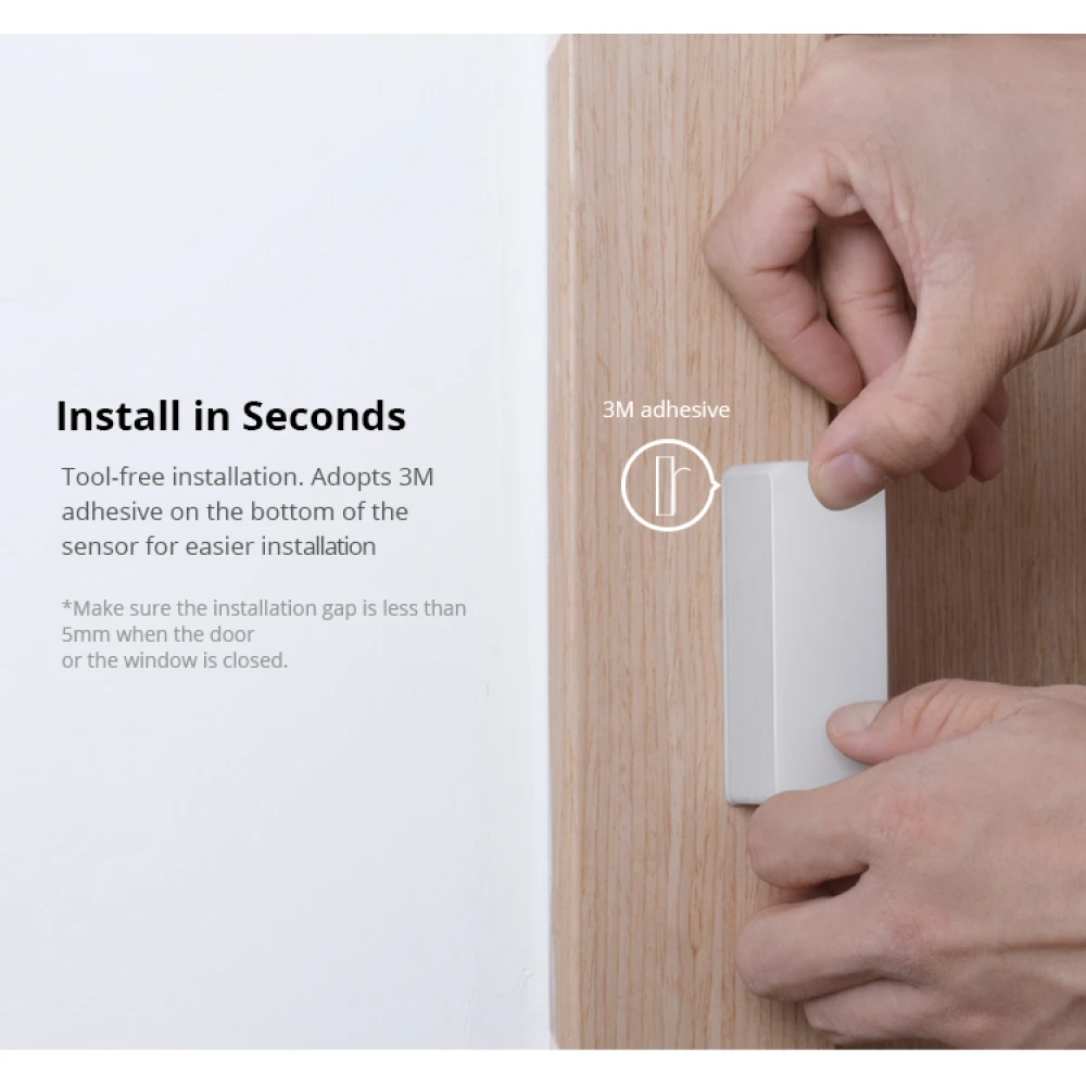 SONOFF SDW2 WiFi bezvadu durvju un logu atvēršanas sensors