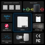 SONOFF ZBMINI ZigBee viedais mini slēdzis 2 virzienu apgaismojumam