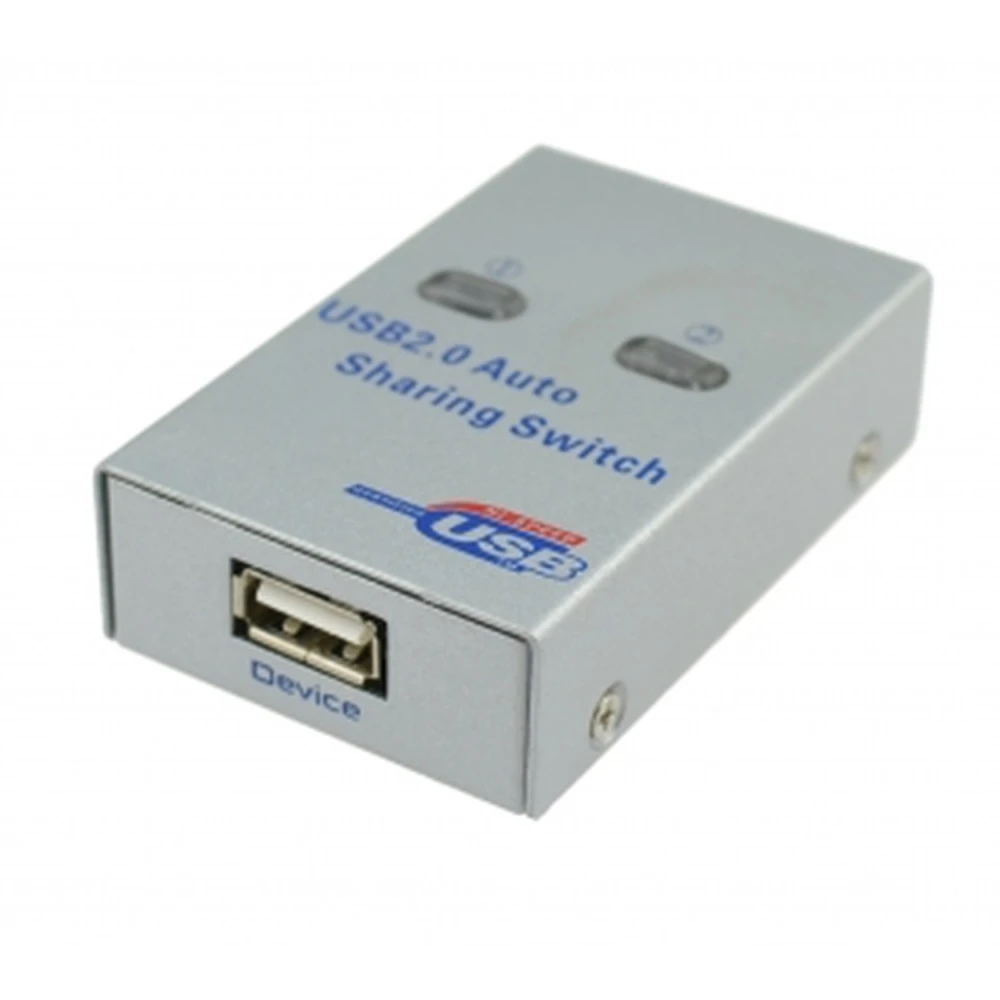 USB slēdzis ar 2 portiem USB ierīces koplietošanai starp 2 PC