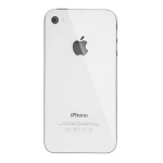 iPhone 4 balts aizmugures stikla vāciņš remontam un detaļai