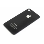 iPhone 4S aizmugures stikla vāciņš melns | Satkit