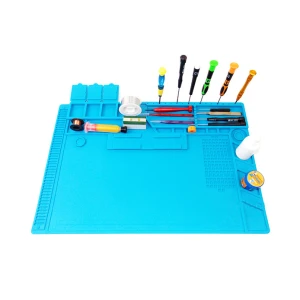 Mechanic Karstumizturīgs silikona paklājiņš 500º mobilo un datoru remontam 48x32cm