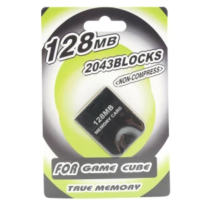 128 MB atmiņas karte Nintendo GameCube — saglabājiet spēles