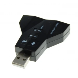 satkit USB skaņas karte ar 2 izejām un 2 ieejām