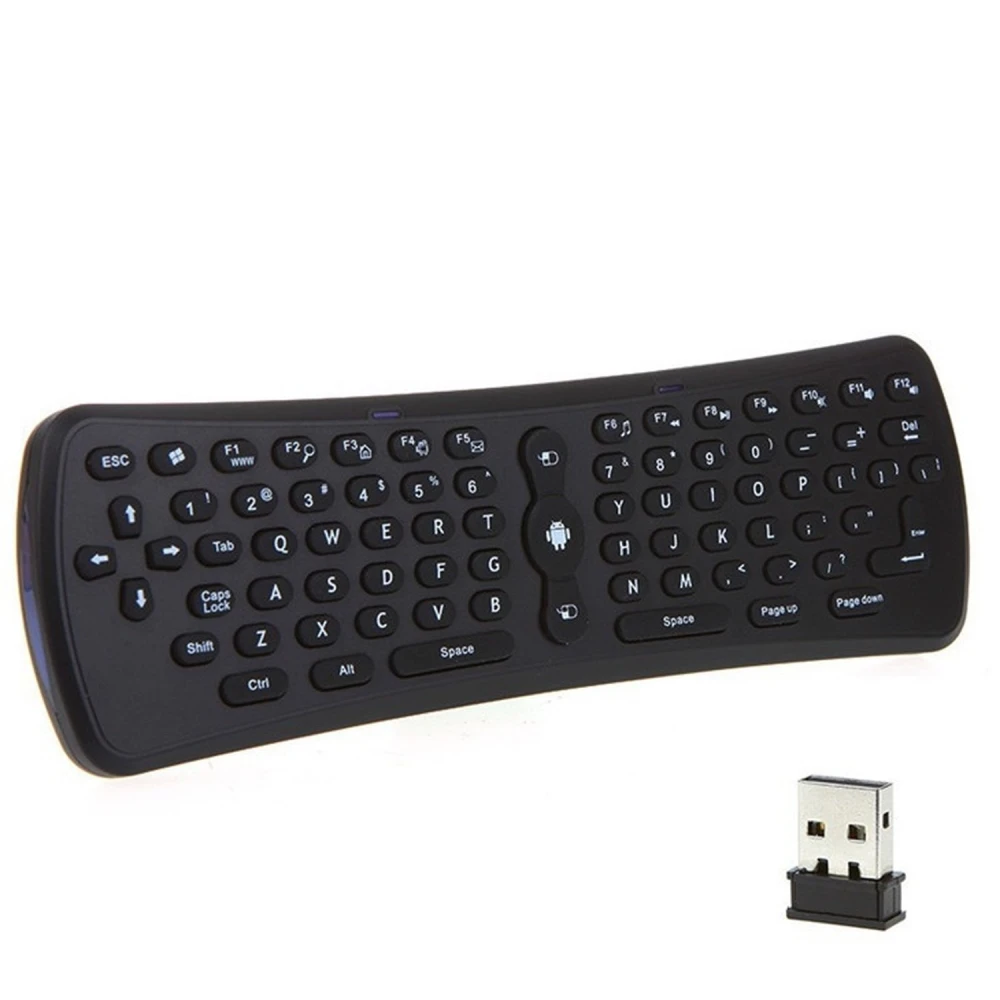 Bezvadu tastatūra air mouse T6 Android TV ar 3 vienā tālvadību