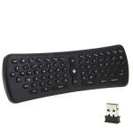 Bezvadu tastatūra air mouse T6 Android TV ar 3 vienā tālvadību