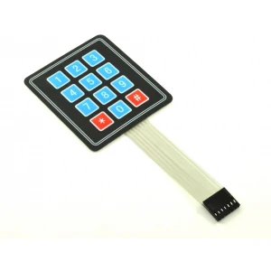 Elastīga 4x3 matricu tastatūra, saderīga ar Arduino