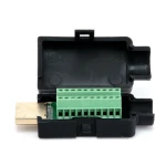 HDMI 19P vīriešu savienotājs bez lodēšanas ar melnu komplektu