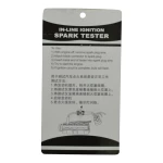 Probador de chispa para sistema de encendido de motor con bujía TSX TOOL
