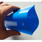 PVC termosarūkošā caurule bateriju blokam 1m x 280mm x 0.15mm zila