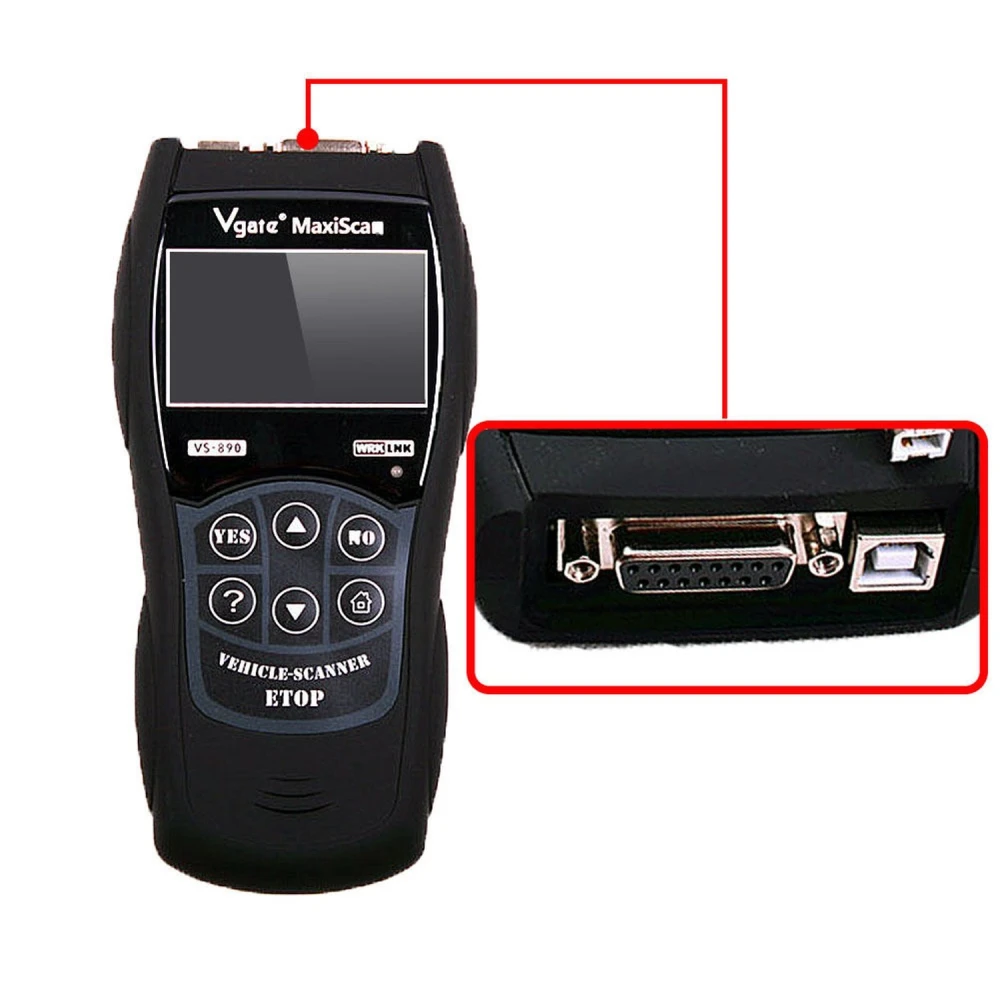 Herramienta de diagnóstico Vgate Maxiscan Vs890 multi idioma para coches