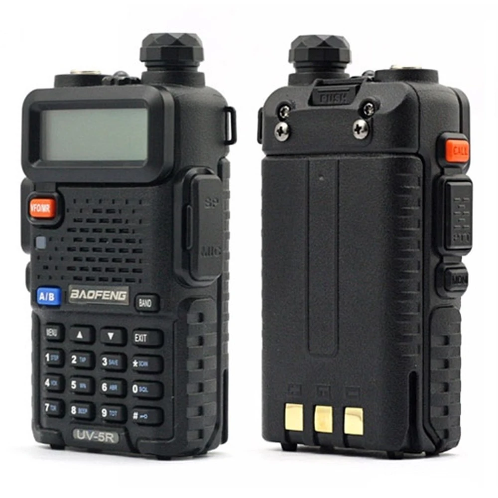 Baofeng UV-5R 8W rācija ar austiņu un VHF/UHF divjoslu