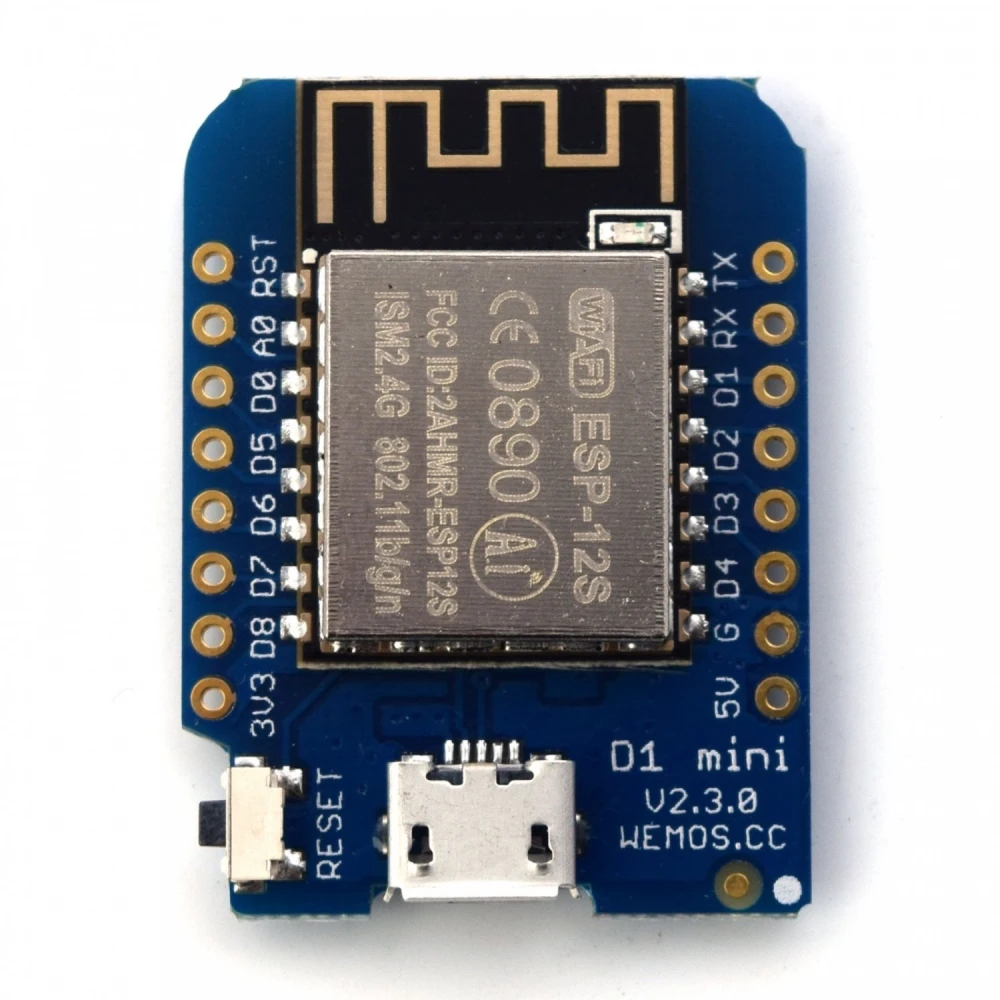 Wemos D1 Mini NodeMCU WiFi ESP8266 - IoT izstrādes plate