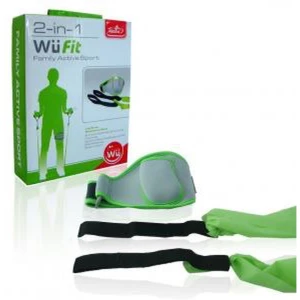 Wii 2-in-1 Active Sports Pack - fitnesa aksesuāru komplekts Wii