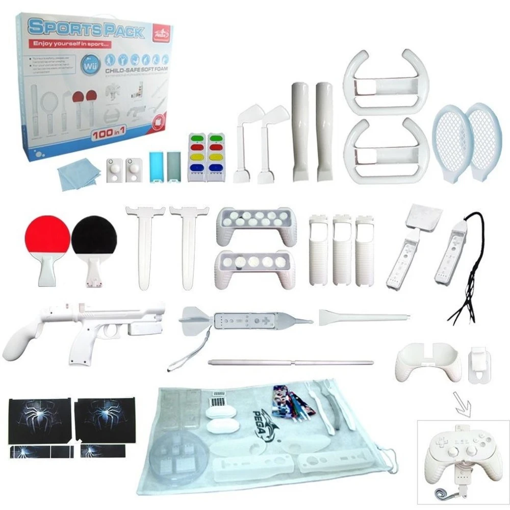 Wii Motion Plus 100in1 Sports Pack - Pilns Wii piederumu komplekts